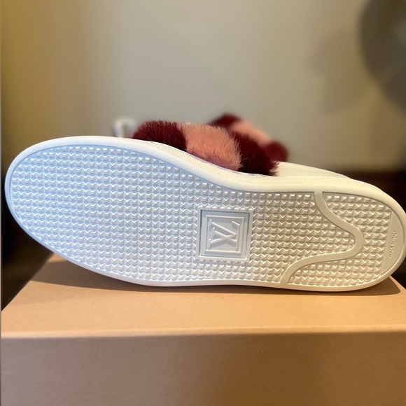 Louis Vuitton Women’s Fur Trimmed Sneakers - Picture 6 of 10